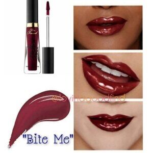 Too Faced Melted Latex Liquified Lipstick NWT NIB in "Bite Me" DEEP RED